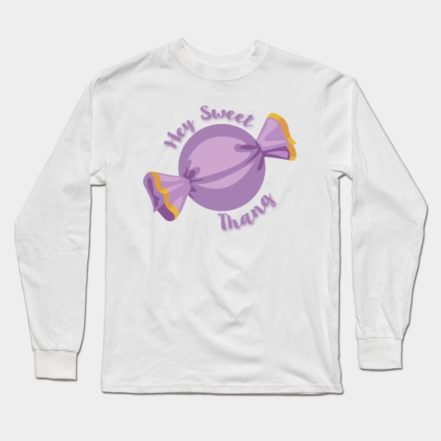 "Hey Sweet Thang" Zack Suite Life Purple Long Sleeve T-Shirt by simonescha